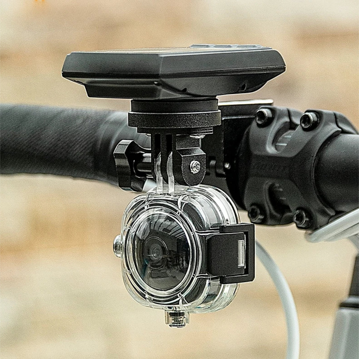 حامل كمبيوتر دراجة قابل للتعديل Strummer CM-3ADJ (يثبت بالمشبك على المقود)