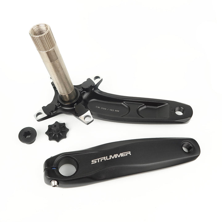 Strummer CW-098 chainwheel/crankset, BCD-104, 120lx24 mm แกนหมุน