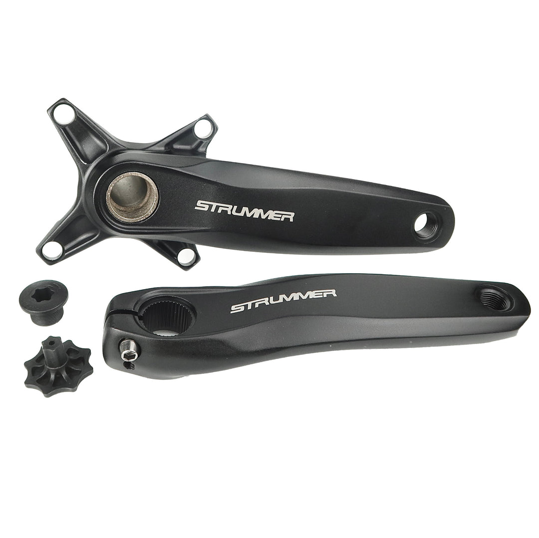 Strummer CW-098 chainwheel/crankset, BCD-104, 120lx24 mm แกนหมุน