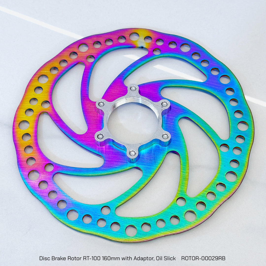 Rotor Brek Cakera RT-100 dengan Adaptor (Model Lubang Bulat)