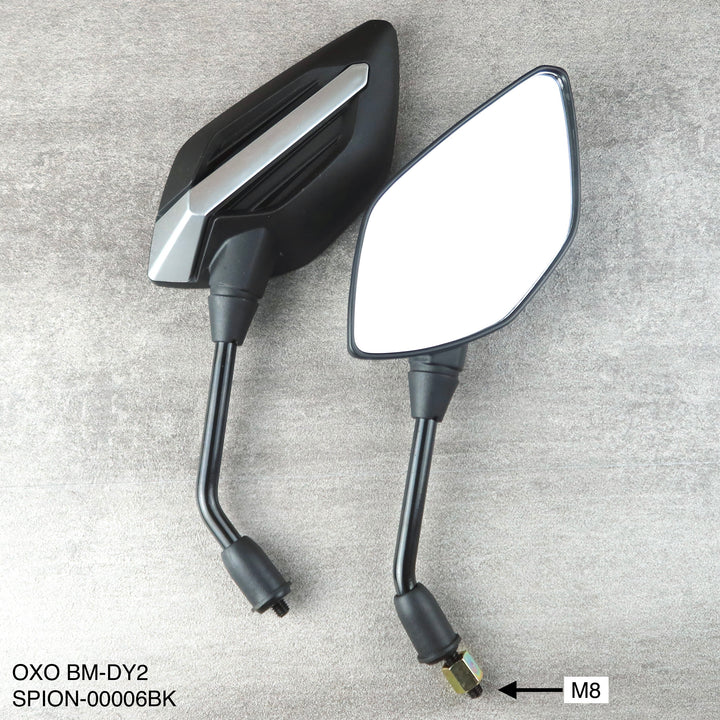 E-Bike Back Mirror / Kaca Spion Sepeda Listrik OXO (M8 Bolt Compatible)