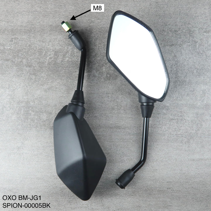 E-Bike Back Mirror / Kaca Spion Sepeda Listrik OXO (M8 Bolt Compatible)