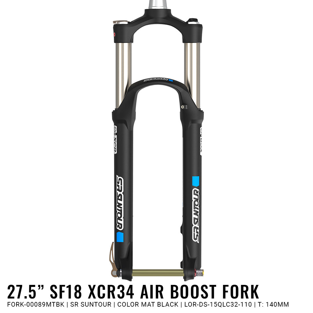Amortyzator 27.5" SF18 XCR34 Air Boost 15QLC32 Mat Black (T:140)