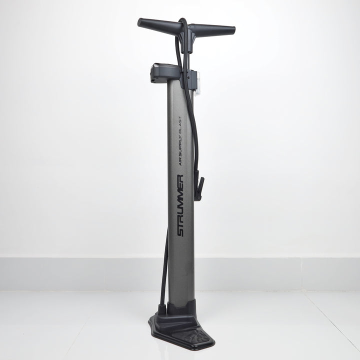 Floor Pump Strummer Air Supply Blast, for Tubeless, Digital Gauge, Alloy