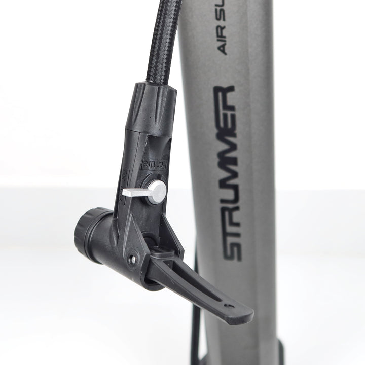 Floor Pump Strummer Air Supply Blast, for Tubeless, Digital Gauge, Alloy