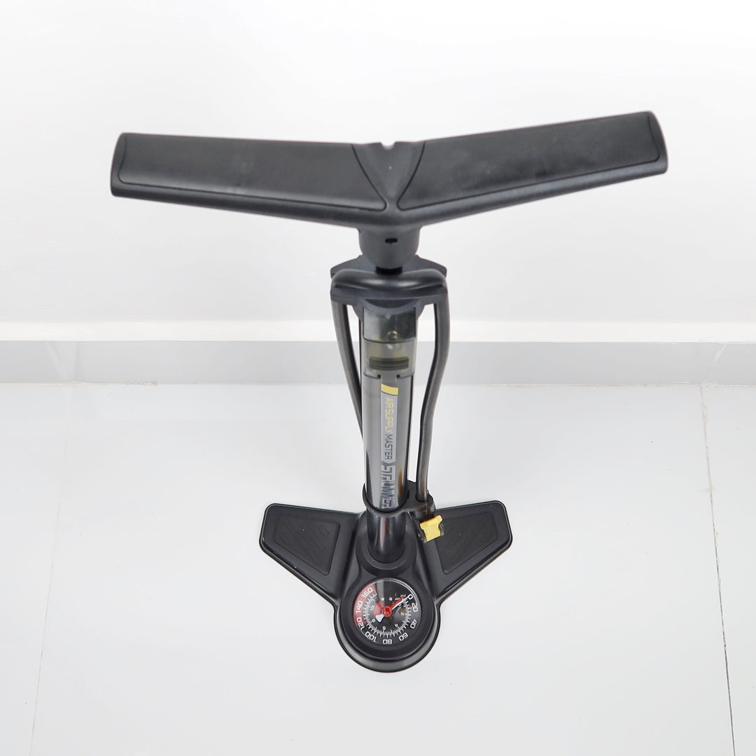 Floor Pump Strummer Air Supply Master, 60 mm Analogue Gauge, Steel