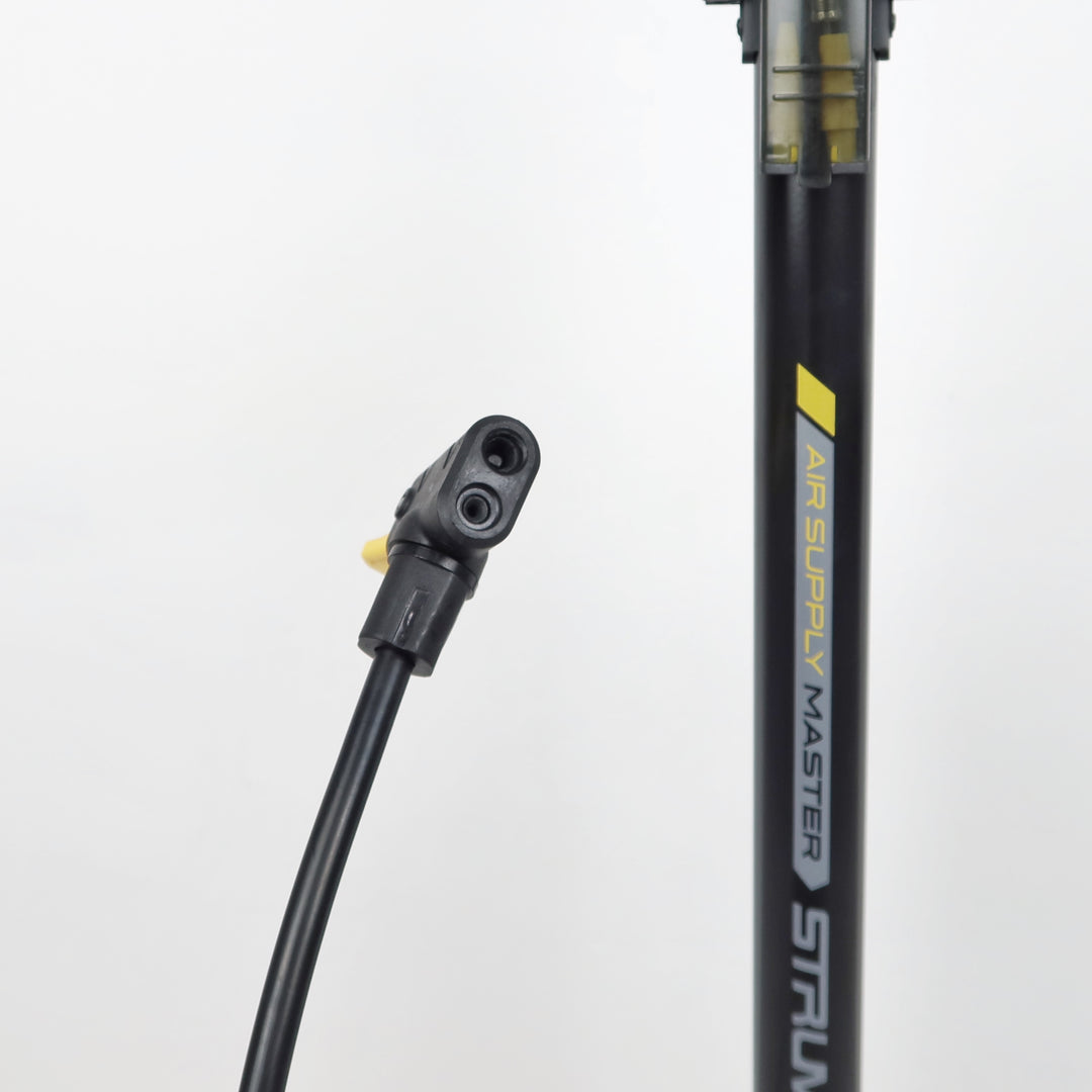 Floor Pump Strummer Air Supply Master, 60 mm Analogue Gauge, Steel