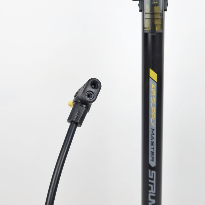 Floor Pump Strummer Air Supply Master, 60 mm Analogue Gauge, Steel