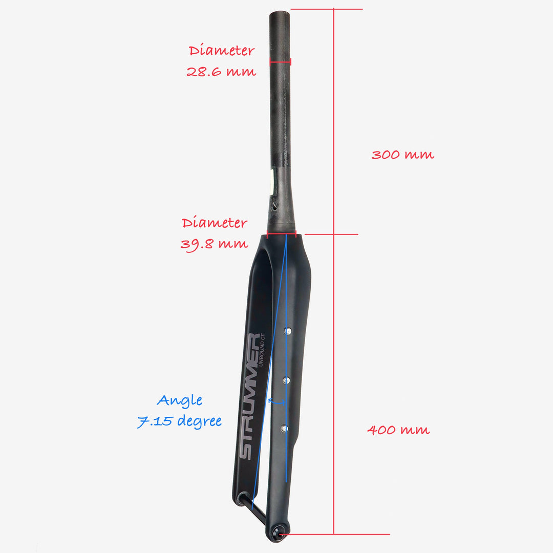 Strummer Unbound CF Carbon Gravel (Bingkai & Garpu, 700c)