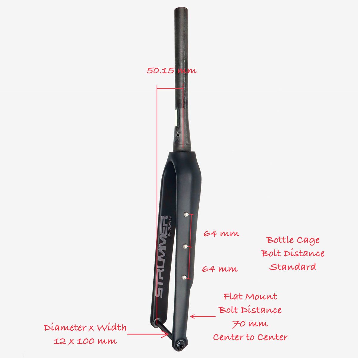 Gravel carbone Strummer Unbound CF (cadre et fourche, 700c)