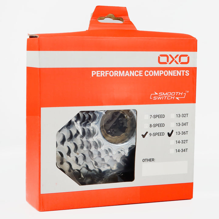 OXO 9-Speed 13-36T (MY2023) Freewheel Sprocket (CP/Black)