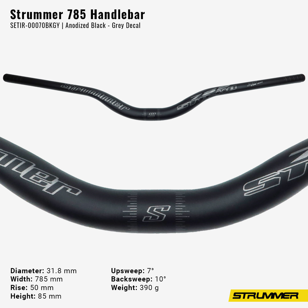 แฮนด์จักรยาน Strummer 785 (อัลลอย, 31.8 x 785 mm)