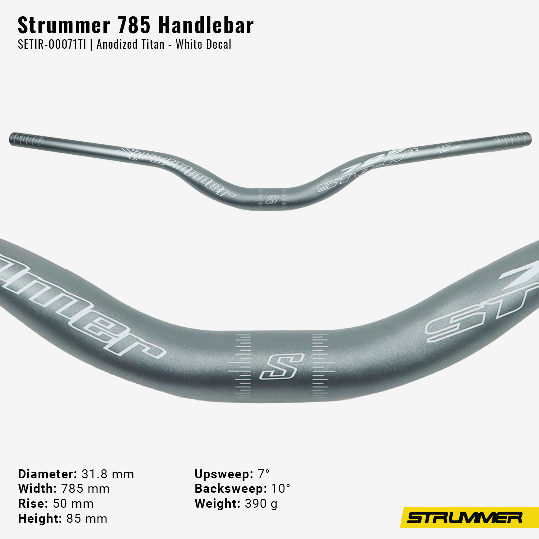 แฮนด์จักรยาน Strummer 785 (อัลลอย, 31.8 x 785 mm)