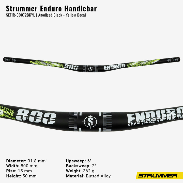 Handlebar Strummer Enduro OS Ø31.8 x 800mm