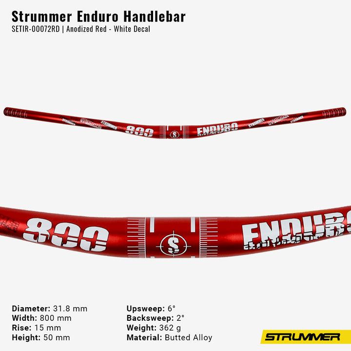 Handlebar Strummer Enduro OS Ø31.8 x 800mm