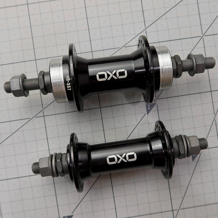 OXO HB-357 BMX Hub (Sealed Bearing, Steel Axle, Alloy Body, Front & Rear)