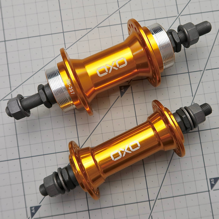 OXO HB-357 BMX Hub (Sealed Bearing, Steel Axle, Alloy Body, Front & Rear)