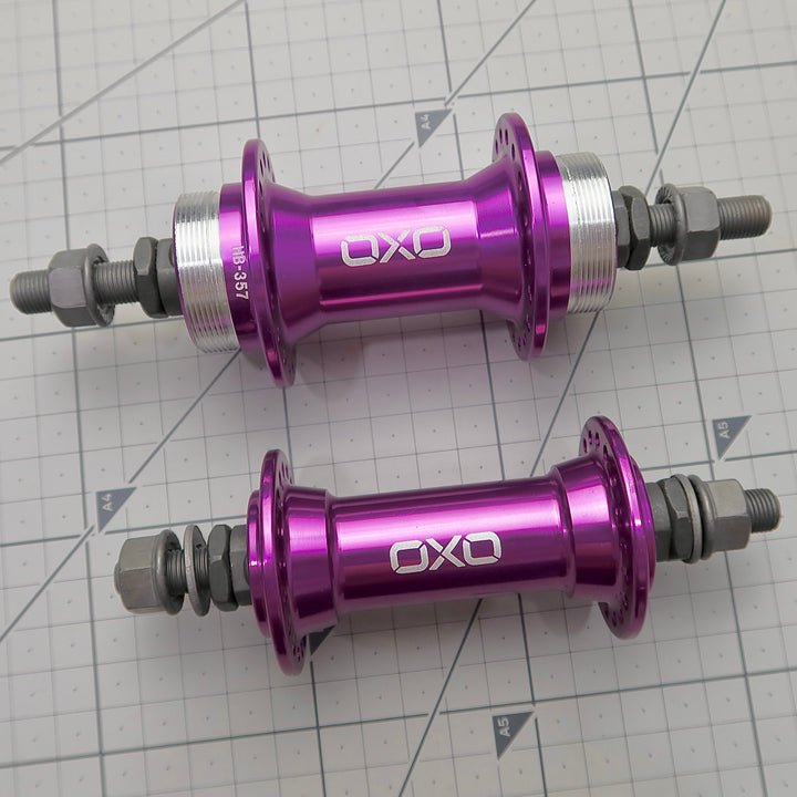 OXO HB-357 BMX Hub (Sealed Bearing, Steel Axle, Alloy Body, Front & Rear)