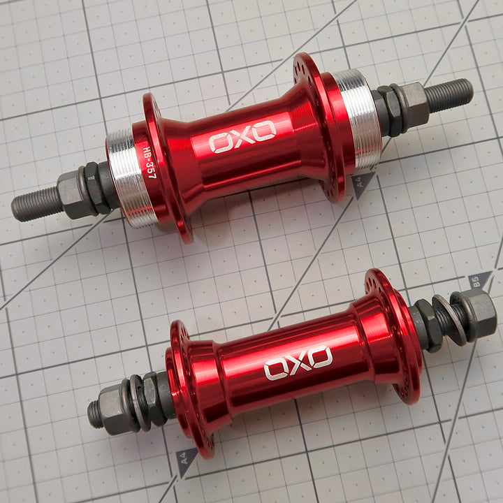 OXO HB-357 BMX Hub (Sealed Bearing, Steel Axle, Alloy Body, Front & Rear)