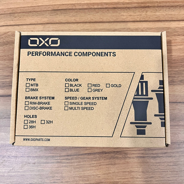 OXO HB-432 Alloy Hub for BMX with Sealed Bearing (Front & Rear)