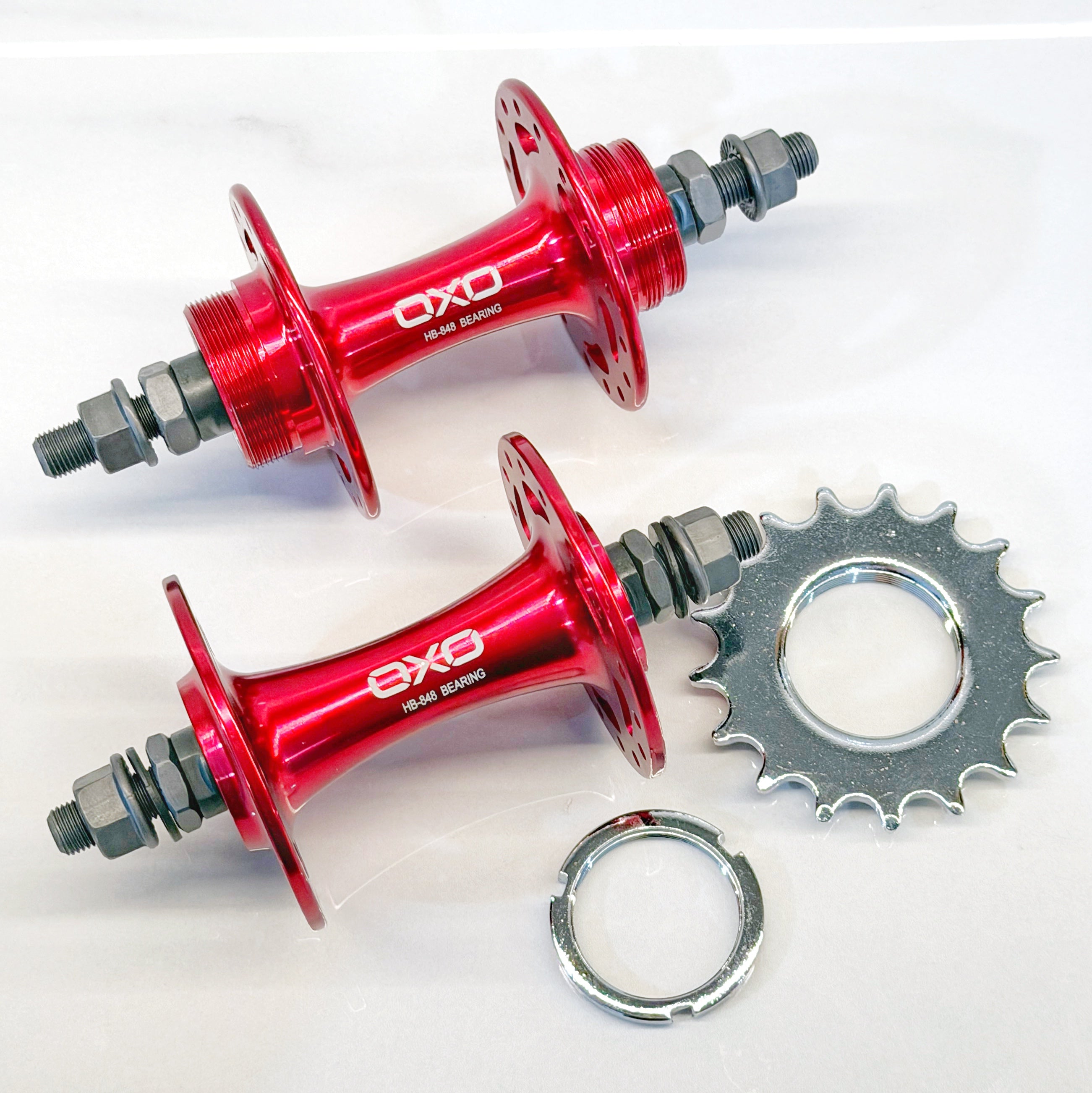 Hub OXO HB-848 for Fixie with 18T Cog and Lock – Strummer Bikes
