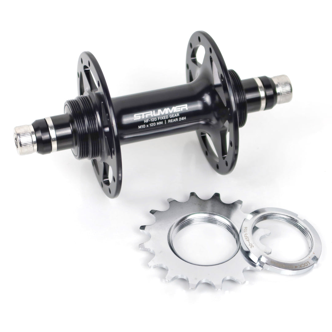 fixed gear bike hub Hub Strummer HF-120 (Fixed Gear with 16T Cog and Lock) – Strummer Bikes & Components
