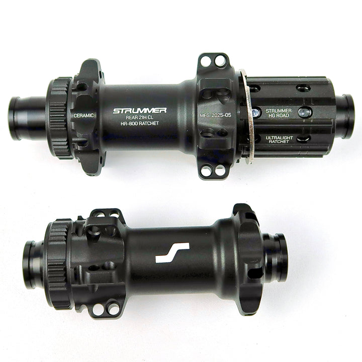 Strummer HR-800 Ratchet Centerlock Hub Set (Carbon Spoke Compatible)