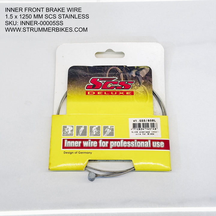 Brake Inner Wire Inner Front Brake Wire 1.5 x 1250mm SCS Stainless / Teflon – Strummer ...