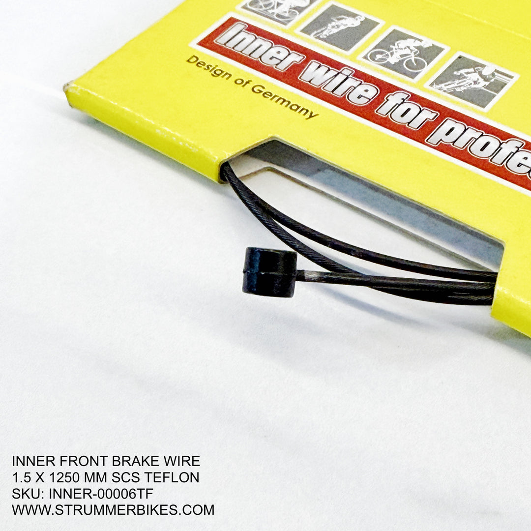 Brake Inner Wire Inner Front Brake Wire 1.5 x 1250mm SCS Stainless / Teflon – Strummer ...