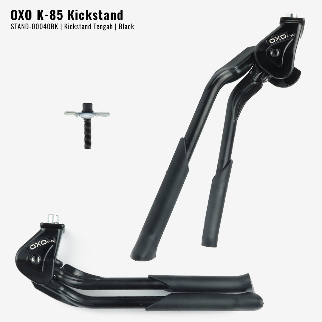 ขาตั้งจักรยาน OXO K-85 สีดำ (ขาตั้งกลาง)