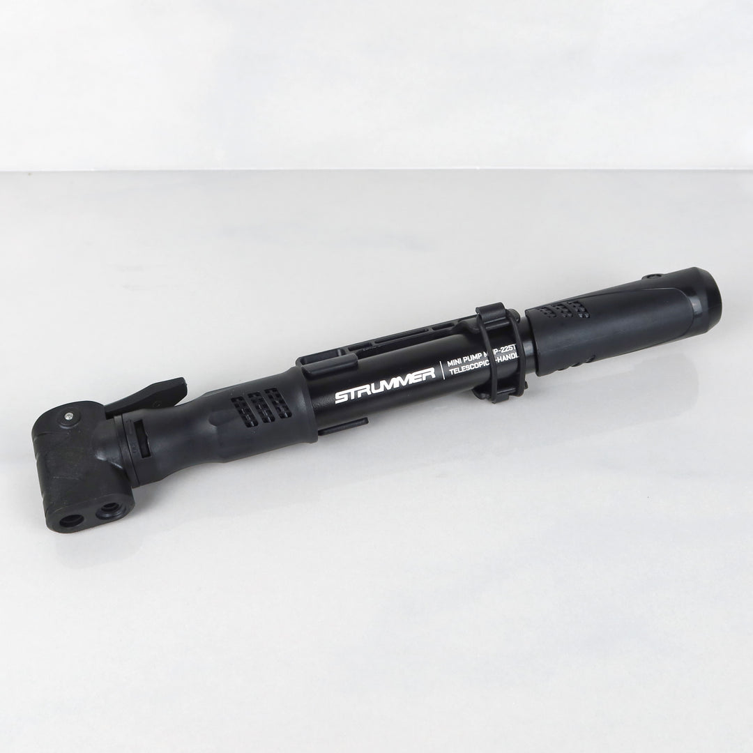 Mini Hand Pump Strummer MHP-225T, Alloy, Telescopic T-Handle, without Gauge