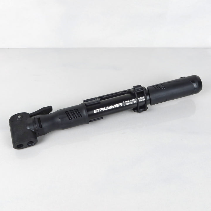 Mini Hand Pump Strummer MHP-225T, Alloy, Telescopic T-Handle, without Gauge