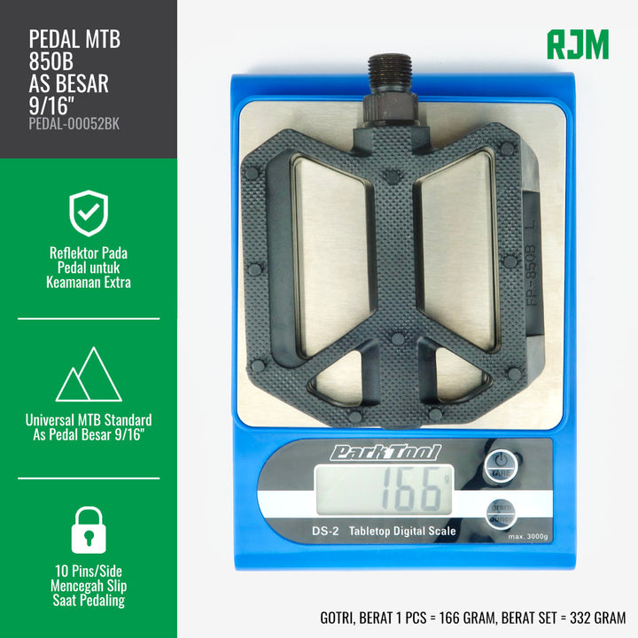 Pedal PD-850B 9/16" With Ball Gotri