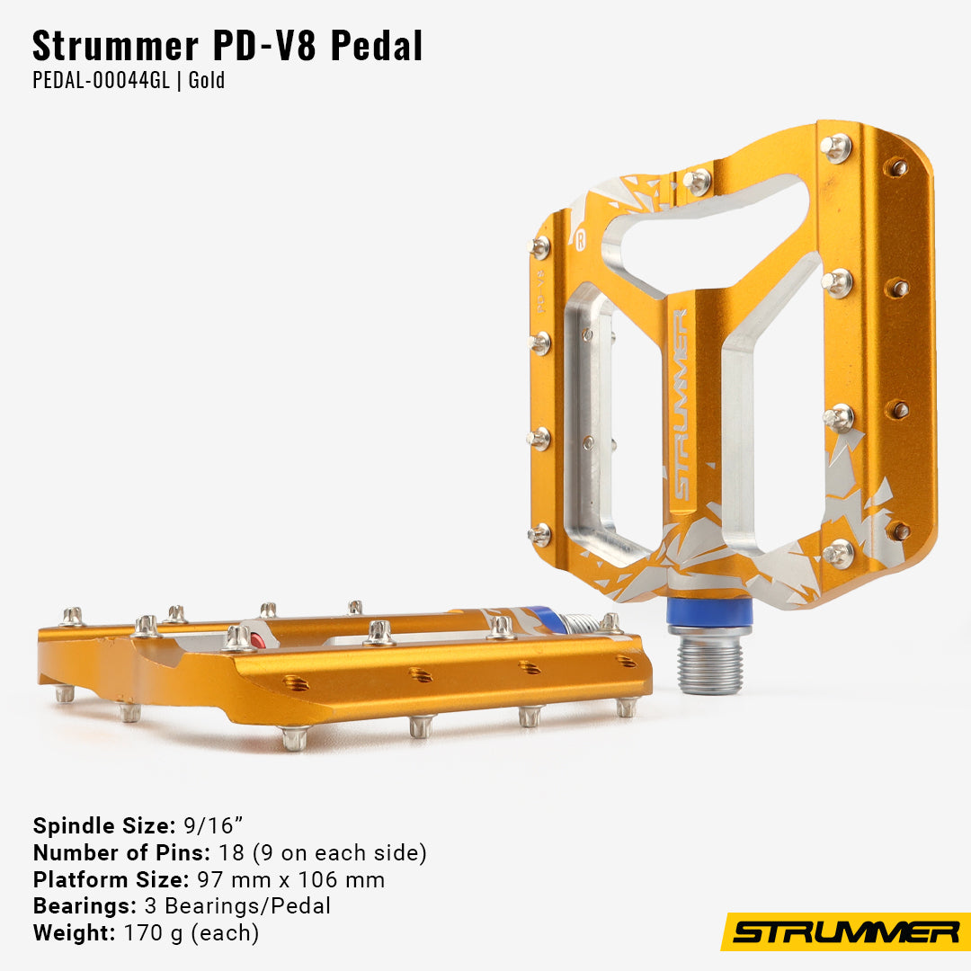 Strummer Pedalı PD-V8 (9/16", Alaşım)