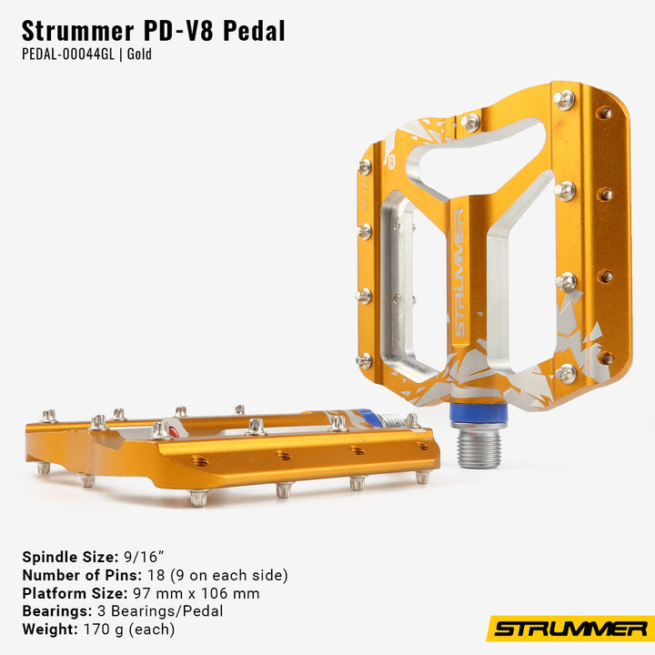 Pedal Strummer PD-V8 (9/16", Alloy)