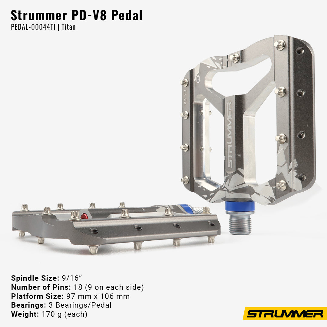 Strummer Pedalı PD-V8 (9/16", Alaşım)