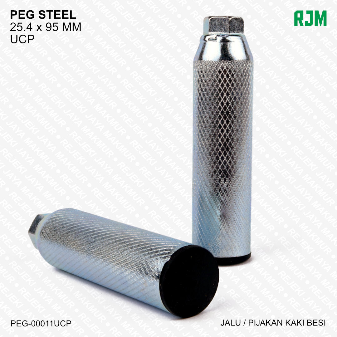 Steel Peg UCP 25.4 x 95mm (Medium Steel Footrest)
