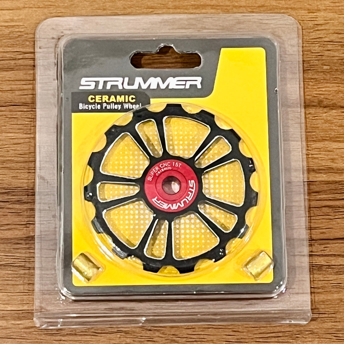 Roda Takal Derailleur Belakang CNC Super Strummer (dengan Galas Seramik Hitam)