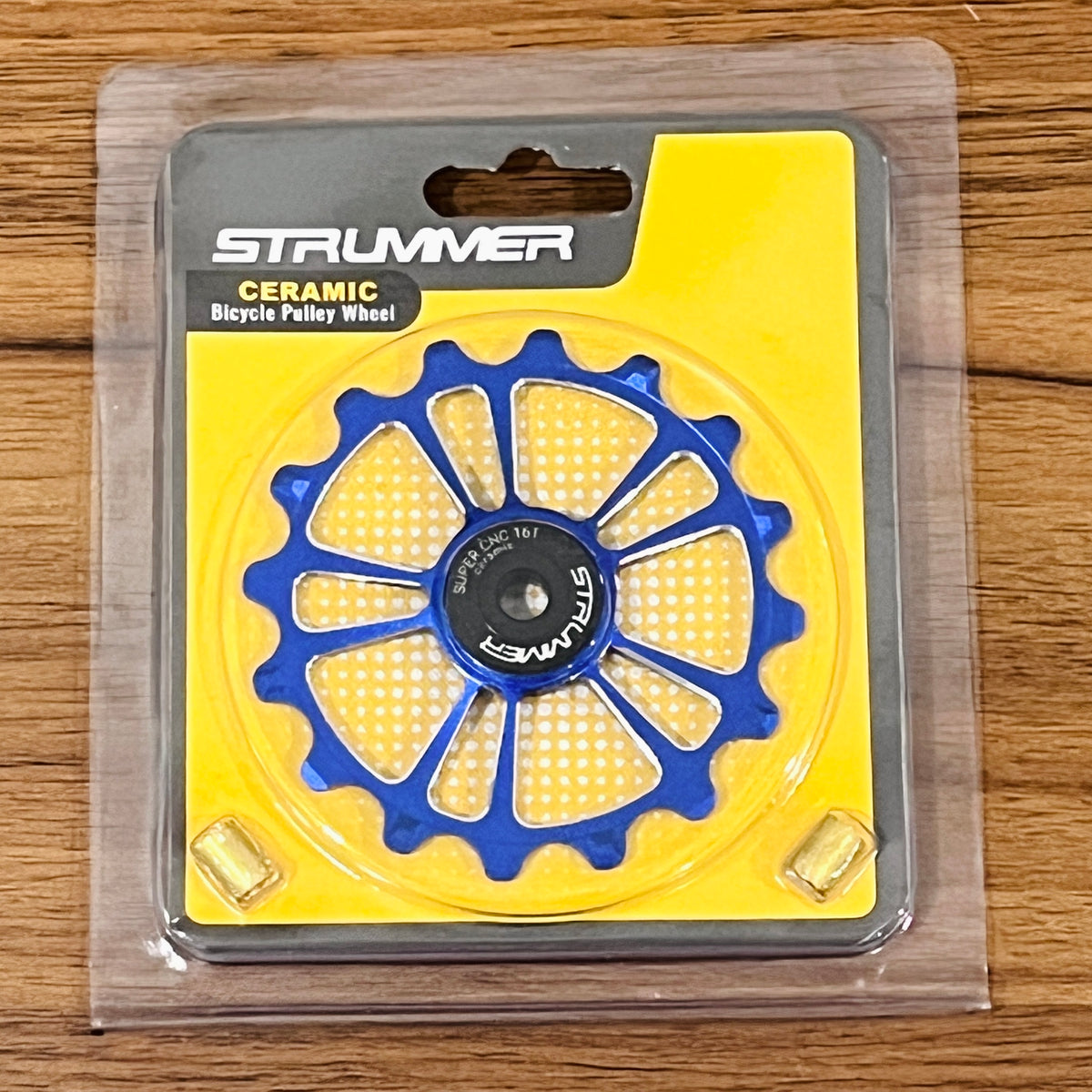 Roda Takal Derailleur Belakang CNC Super Strummer (dengan Galas Seramik Hitam)