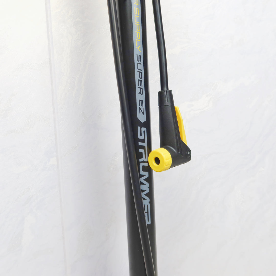 Floor Pump Strummer Air Supply Super EZ, 80 mm Analogue Gauge, Steel