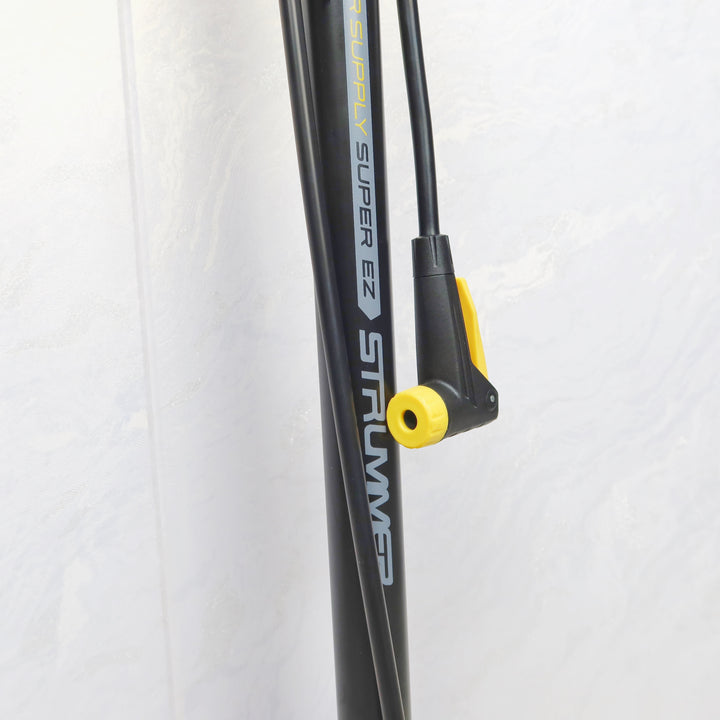 Floor Pump Strummer Air Supply Super EZ, 80 mm Analogue Gauge, Steel