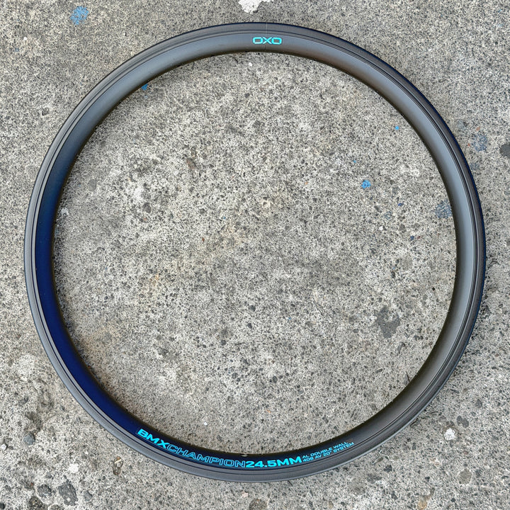 Rims OXO BMX Champion 24.5 mm (Alloy Double Wall, 20" 406 ETRTO, AV, 1 Set)