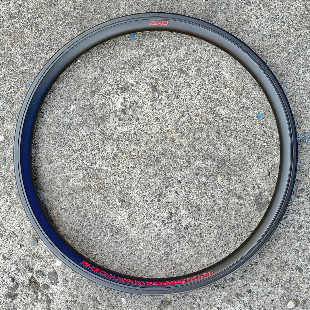 Rims OXO BMX Champion 24.5 mm (Alloy Double Wall, 20" 406 ETRTO, AV, 1 Set)
