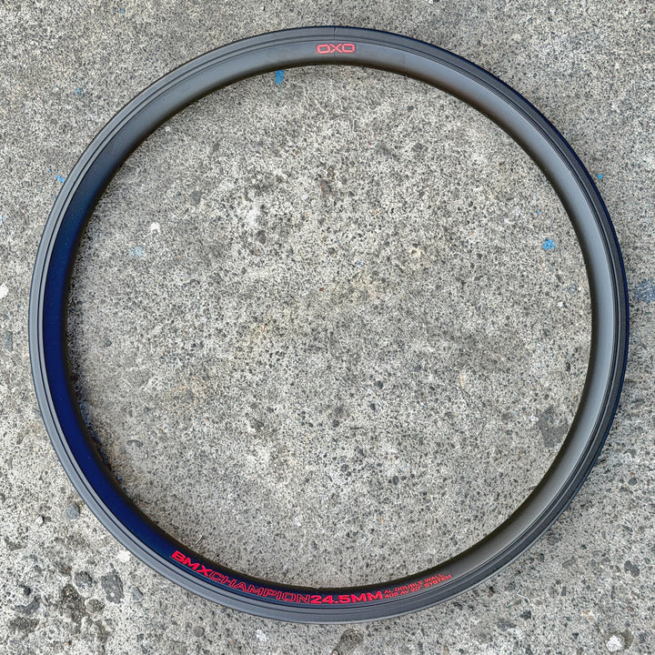 Rims OXO BMX Champion 24.5 mm (Alloy Double Wall, 20" 406 ETRTO, AV, 1 Set)