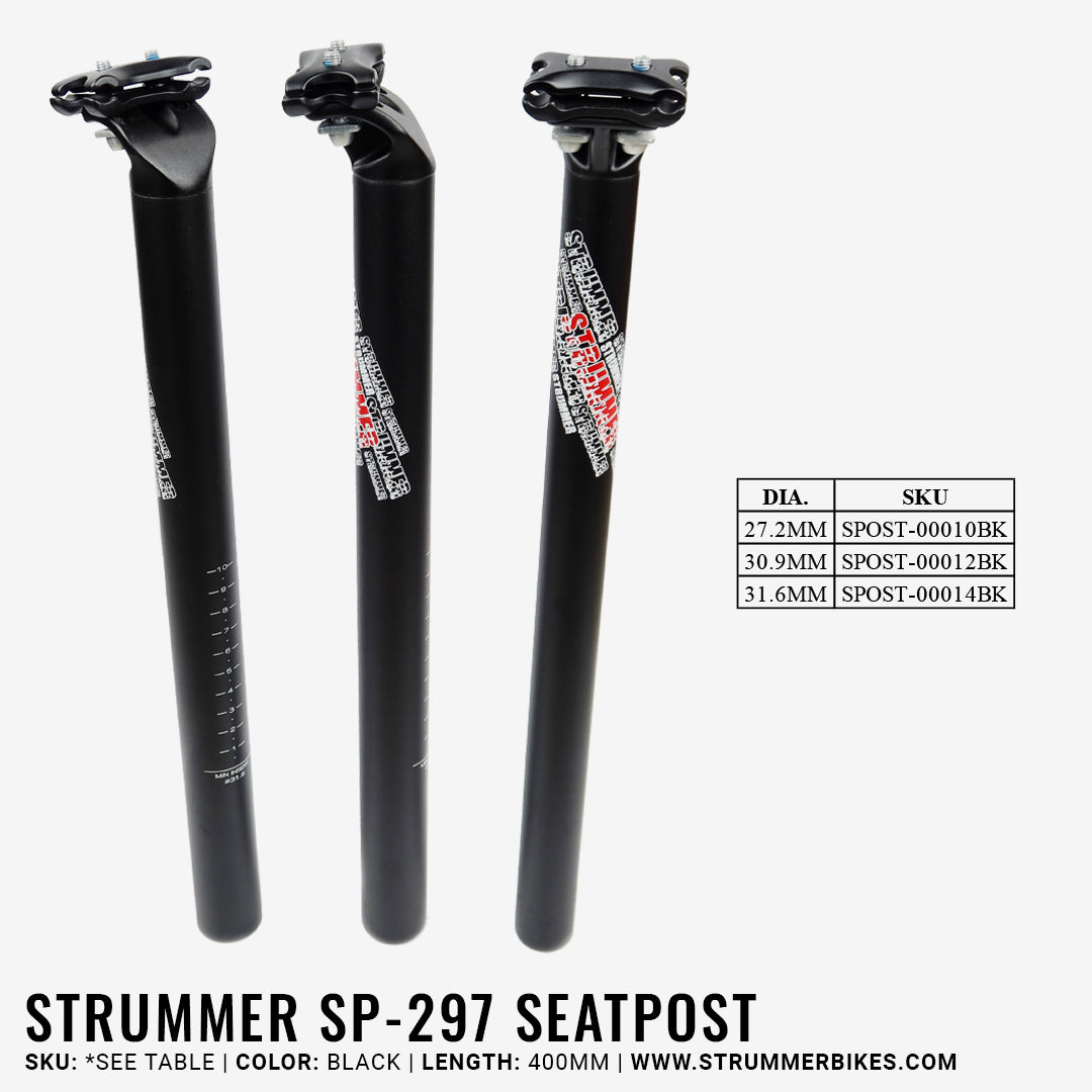 Tiang Pelana Strummer SP-297N Hitam