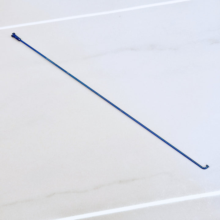 Spoke J-Bend Steel 14G*278L Blue SPOKE-00010BL