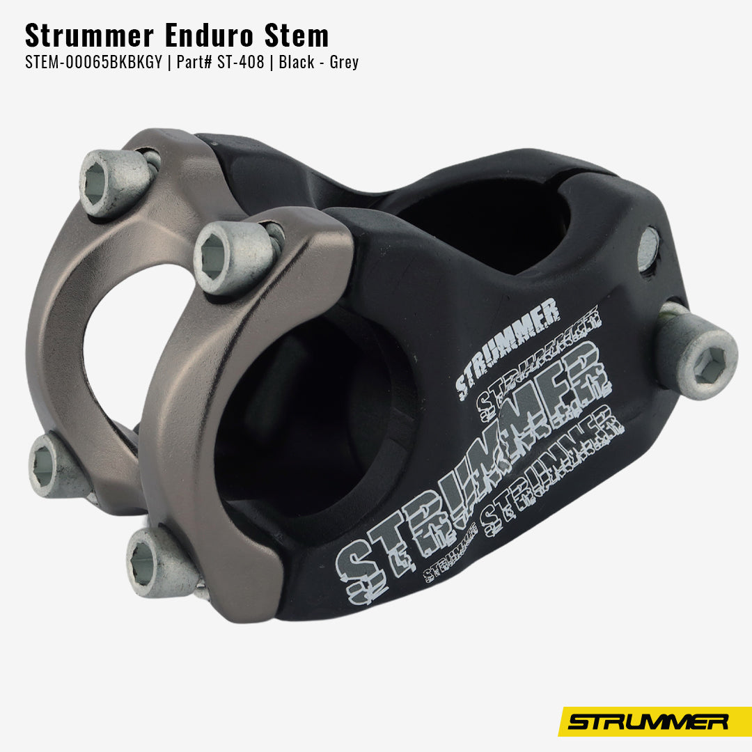 (Sale) Stem ST-408 Strummer [ Black / Grey / Grey ] STEM-00065BKGY