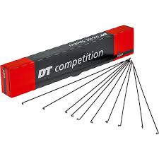 Spoke J-Bend DT Swiss Competition 14G x 262L Dengan Nipple 12 Hitam