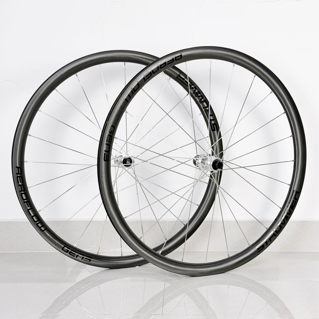 Wheelset Strummer Aeroflow Gen3 D33 HR-250S hub silver dan spoke silver