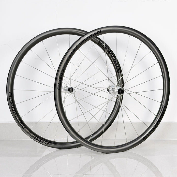 Wheelset Strummer Aeroflow Gen3 D33 HR-250S hub silver dan spoke silver
